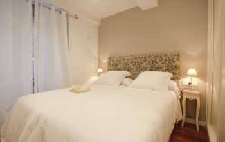 Apartamento de dos dormitorios con jardín