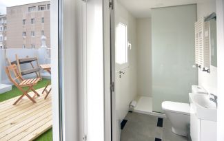 Studio with terrace