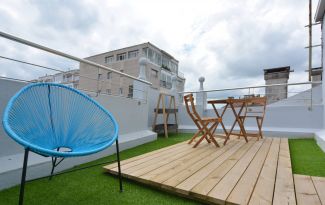 Studio with terrace