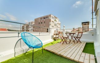 Studio with terrace