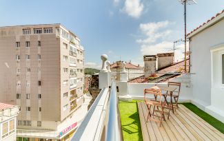 Studio with terrace
